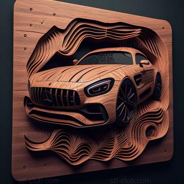 3D model Mercedes AMG GT Concept (STL)